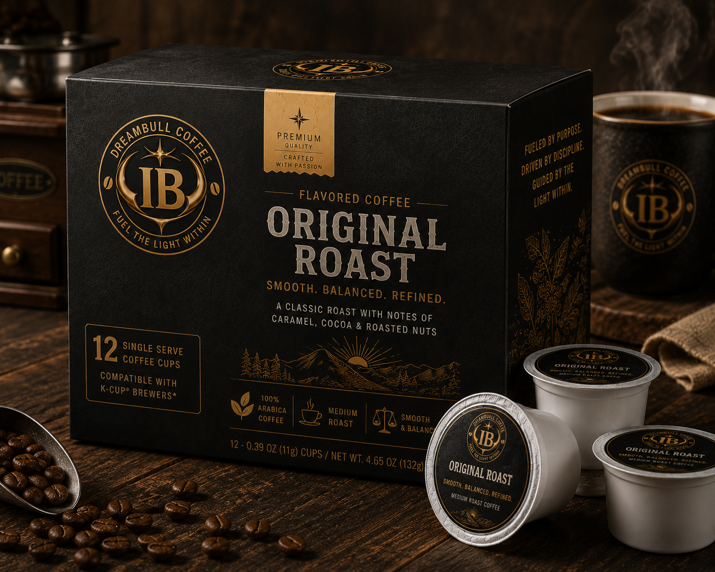 12 Pack Single Serve Coffee Capsules